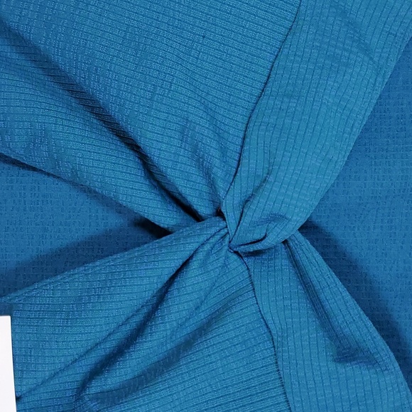 JoyLab Women's Wear 2 Ways Long Sleeve Crop Top ~ Lagoon - Picture 10 of 16